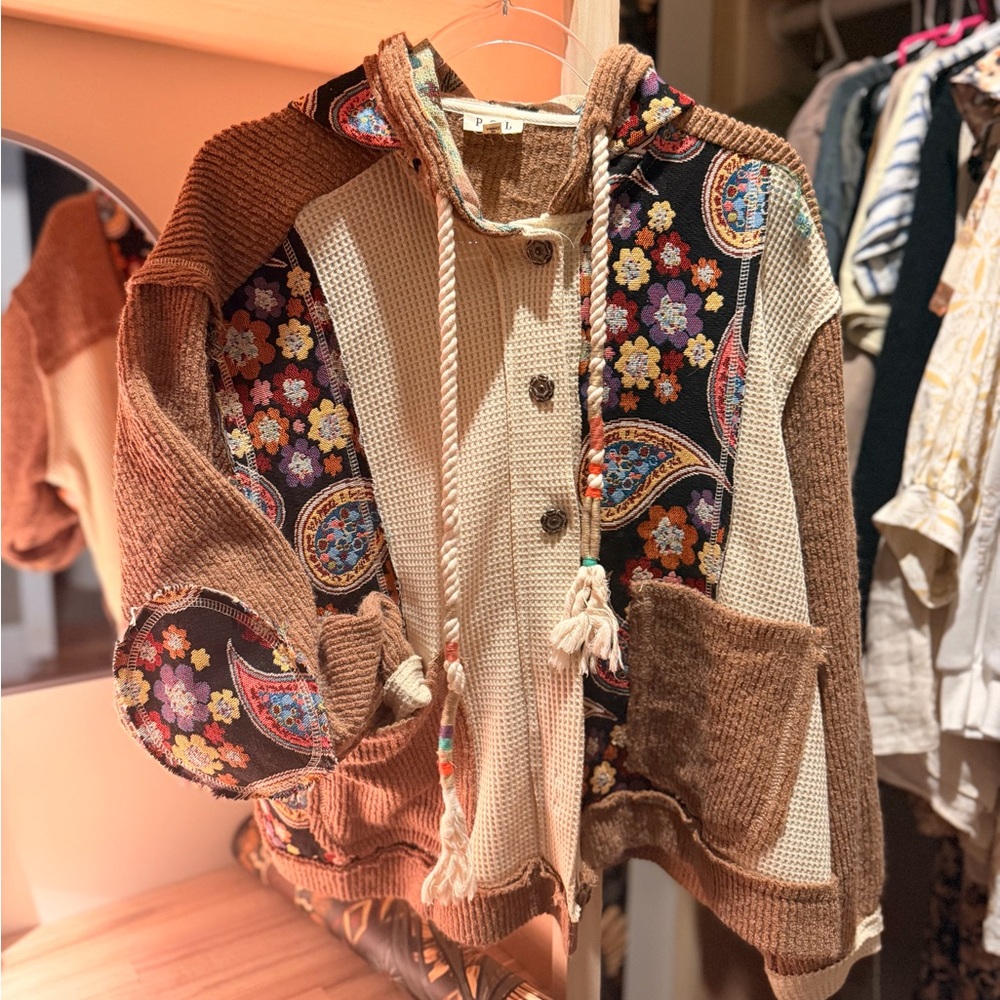 Pol Multicolor Patchwork Jacket - image 2